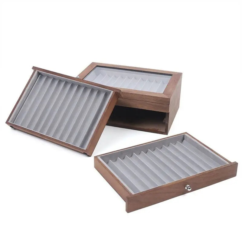 Premium Wood Pen Storage Cabinet With Drawer For Office Organization