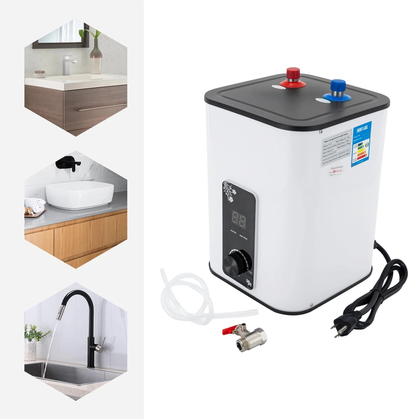 SY-8 1500W Electric Water Heater Instant Under Sink