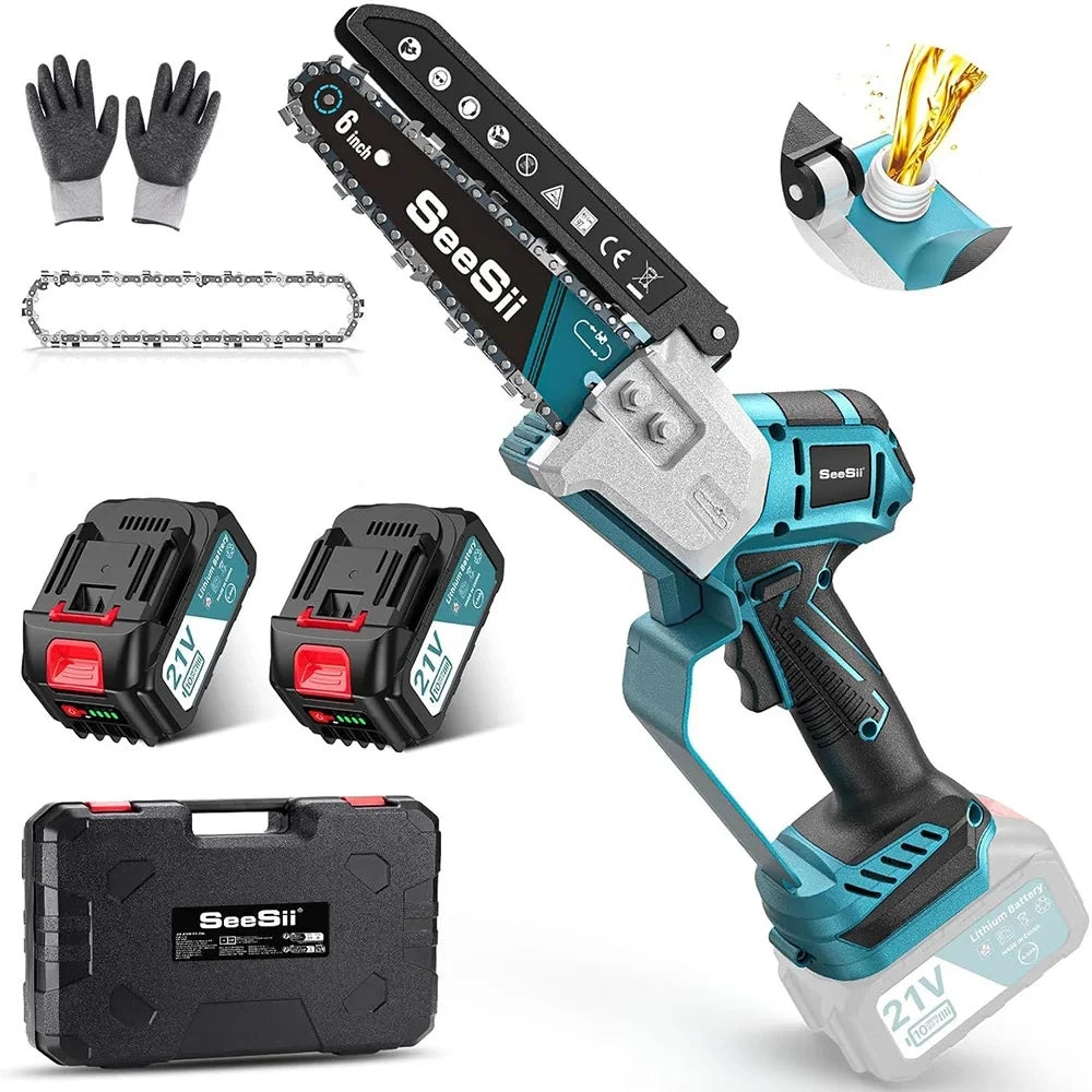 Seesii Cordless Mini Chainsaw for Makita 18V Battery
