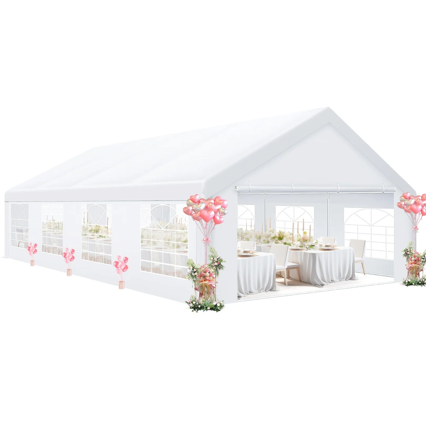 Cobizi CN Heavy Duty Party Gazebo Tent UV Waterproof Wedding