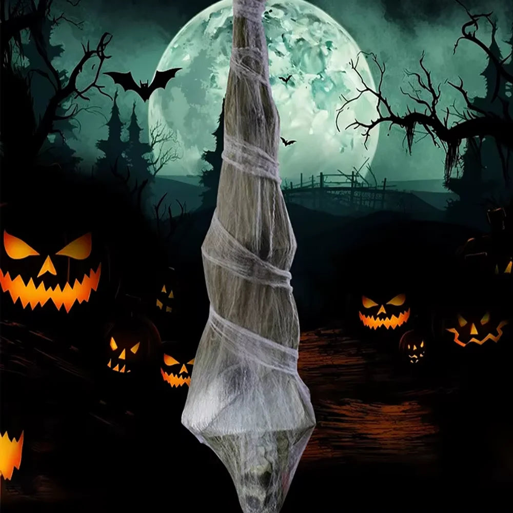 Electric Animated Upside Down Zombie Mummy Halloween Decor