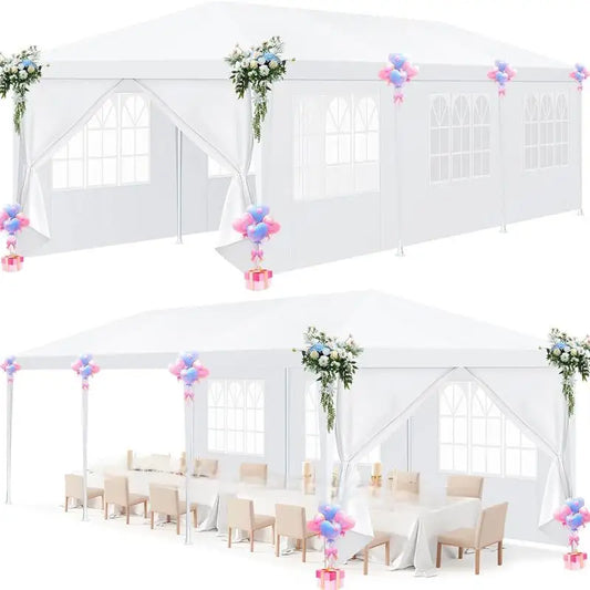 Tooluck Outdoor Party Tent Canopy With Removable Sidewalls Waterproof