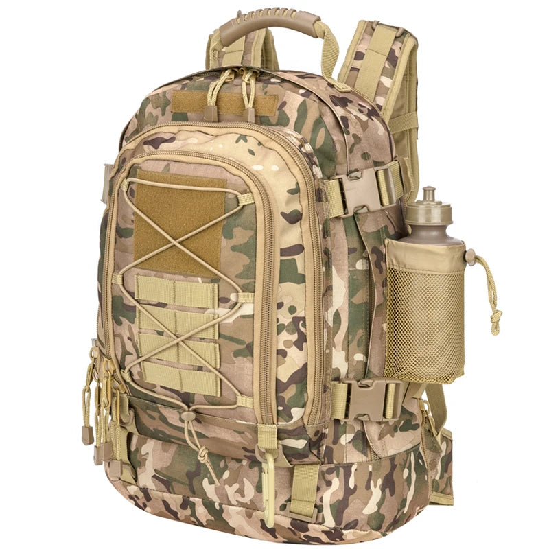 LQARMY Waterproof Tactical Backpack With Integrated Molle Gear Webbing