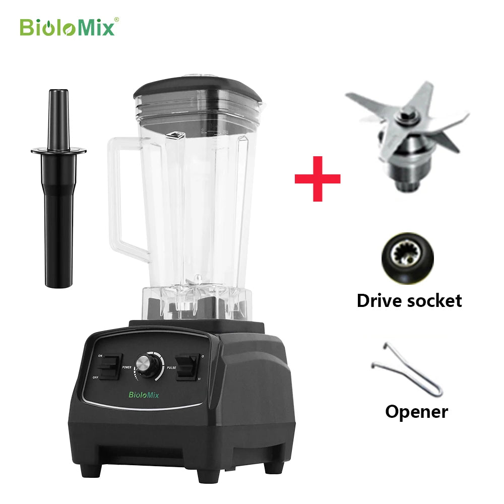 Biolomix BPA Free Blender Mixer Juicer 2200W Heavy Duty
