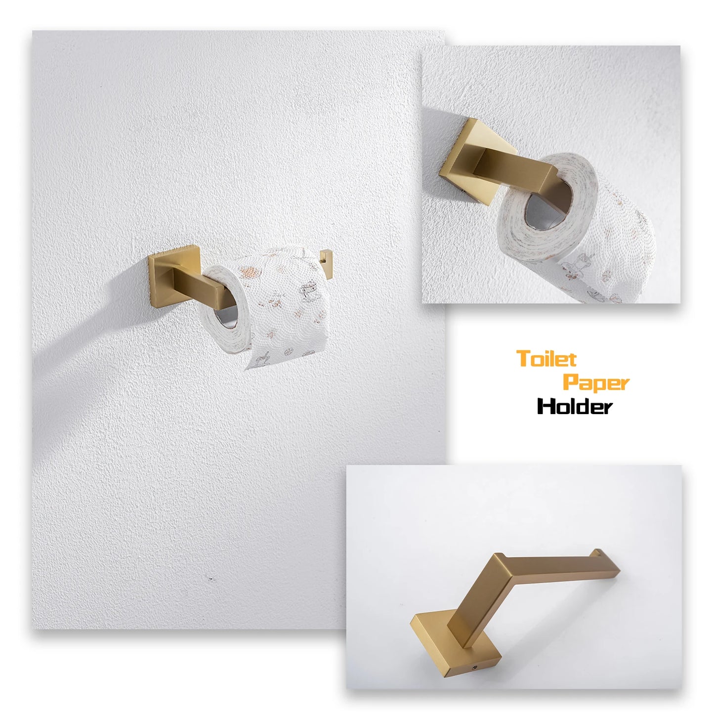 DQOK Stainless Steel Bathroom Hardware Set Bath Accessories