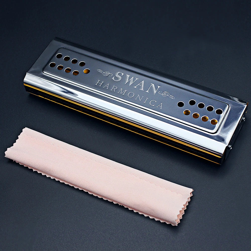 IRIN Professional 24 Hole Tremolo Harmonica Double Side Woodwind