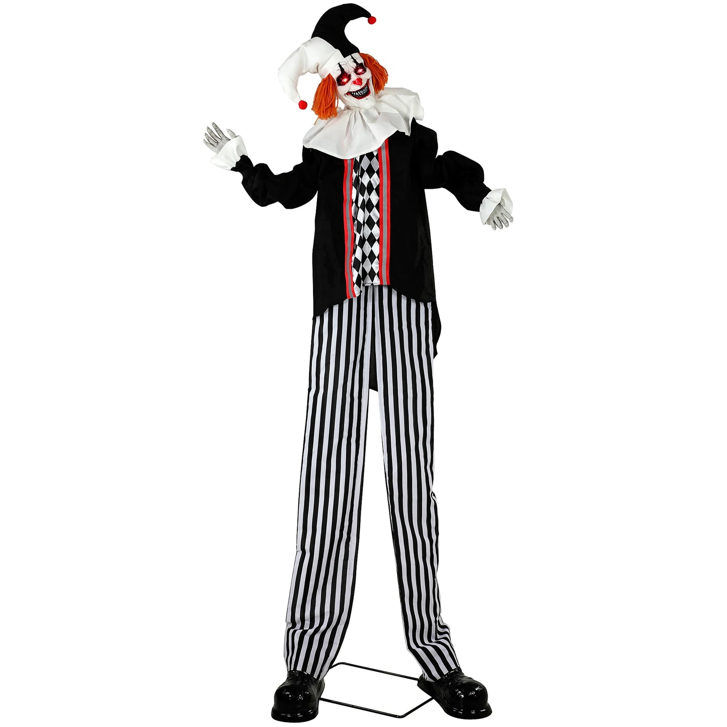 Animated Halloween Clown Decoration With Sound And Touch Activated
