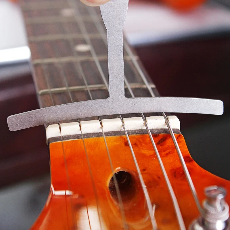 Guitar Luthier Radius Gauge Kit With String Action Ruler Set