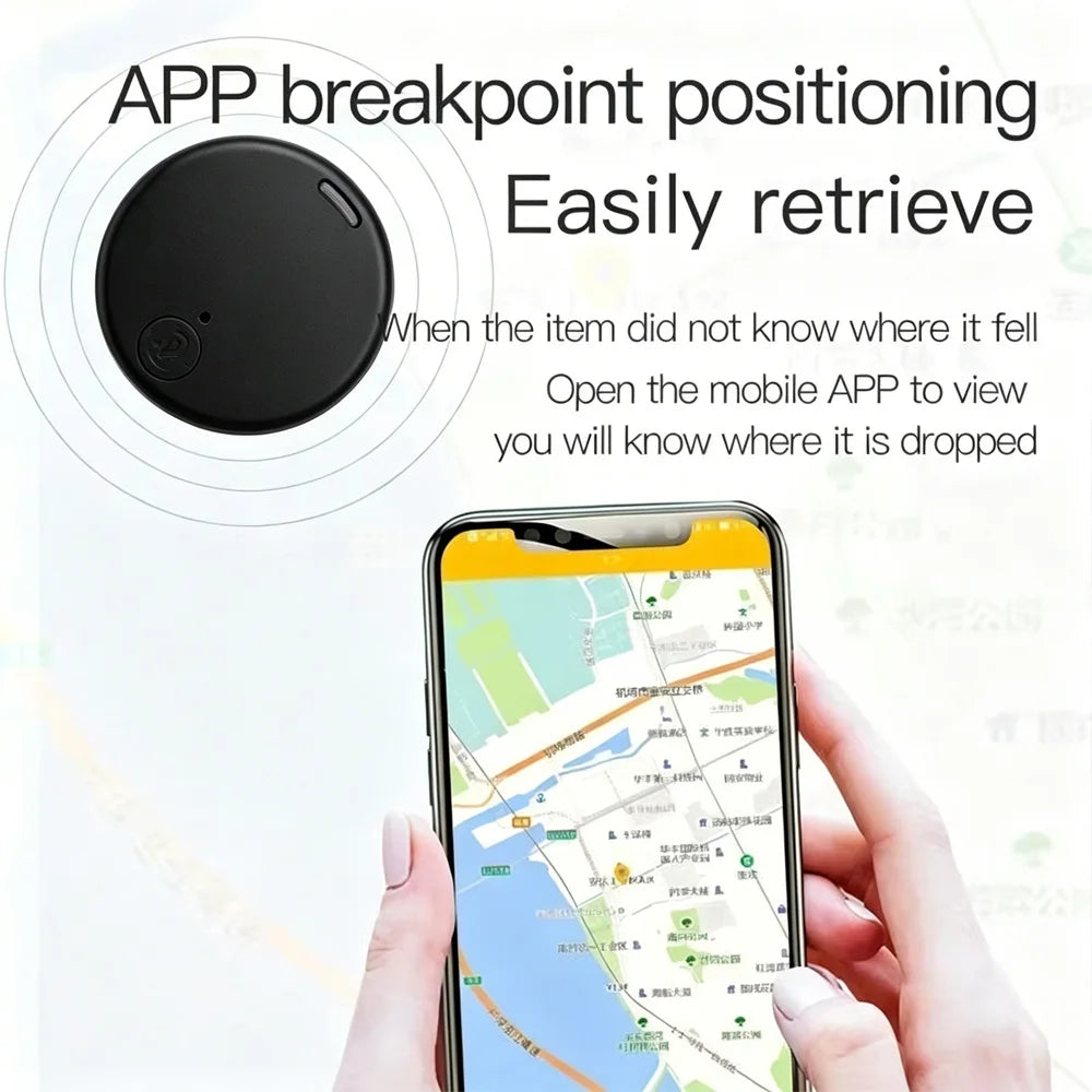 GPS Tracker AntiLost Bluetooth 5.0 Mini Locator for iOS Android