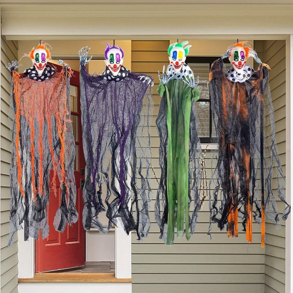 Halloween Hanging Clown Decoration For Outdoor Lawn And Yard