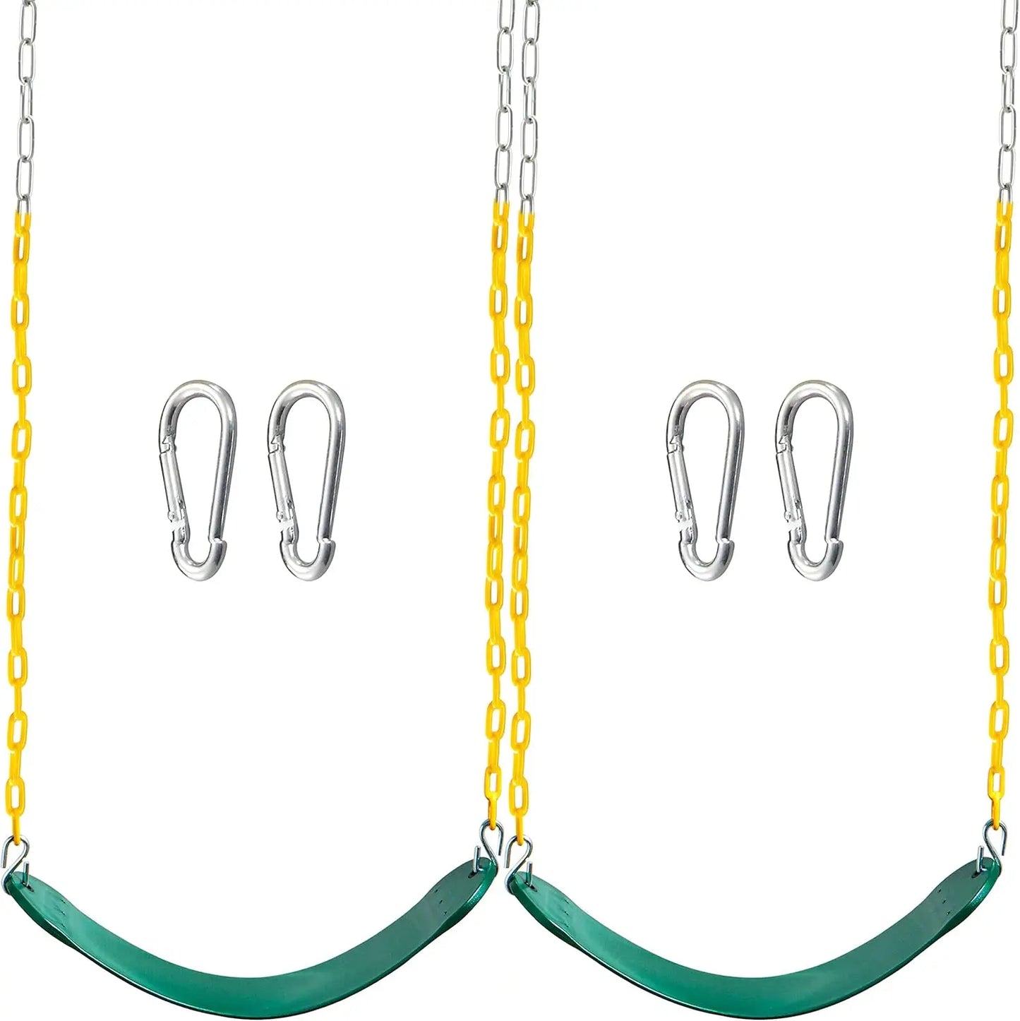 Joyfy 2 Pack Heavy Duty Swing Seats For Kids Playground