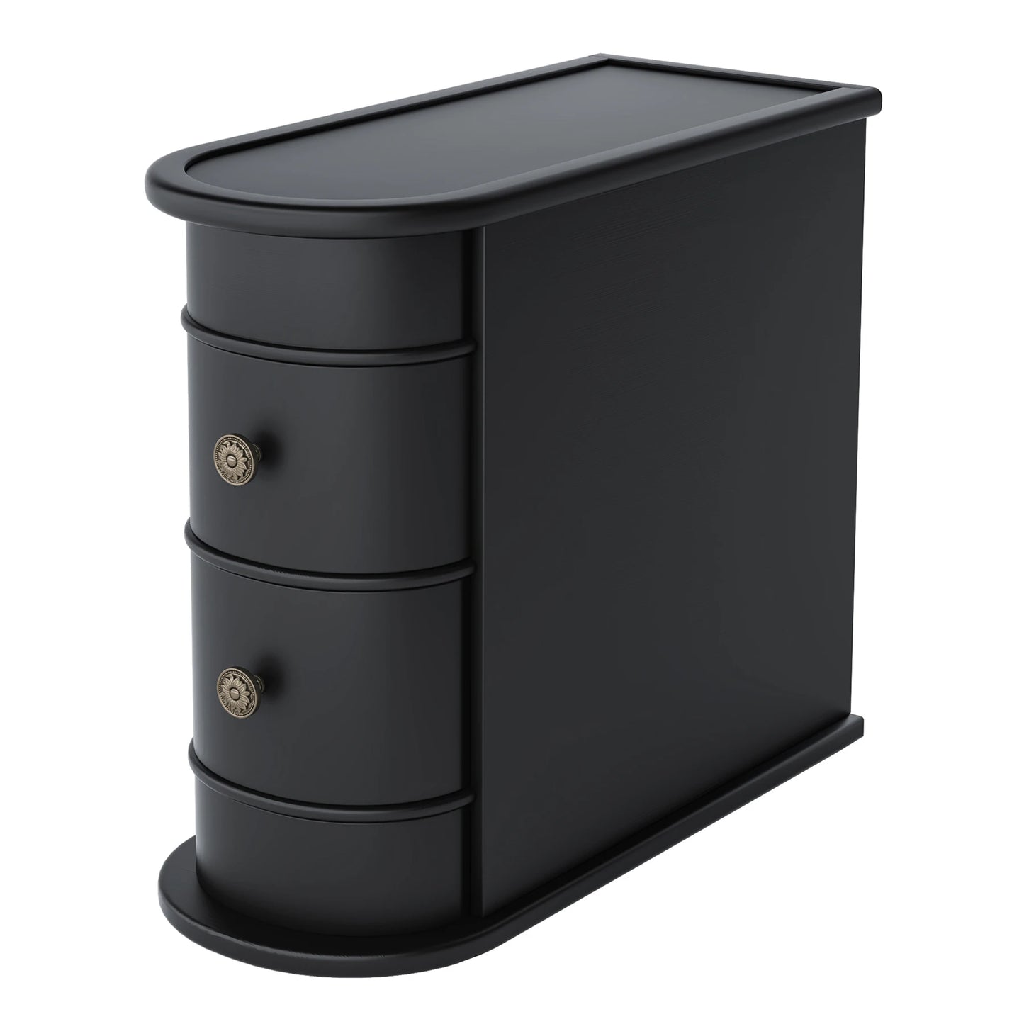 Tribesigns Solid Wood End Table With Drawer For Bedroom