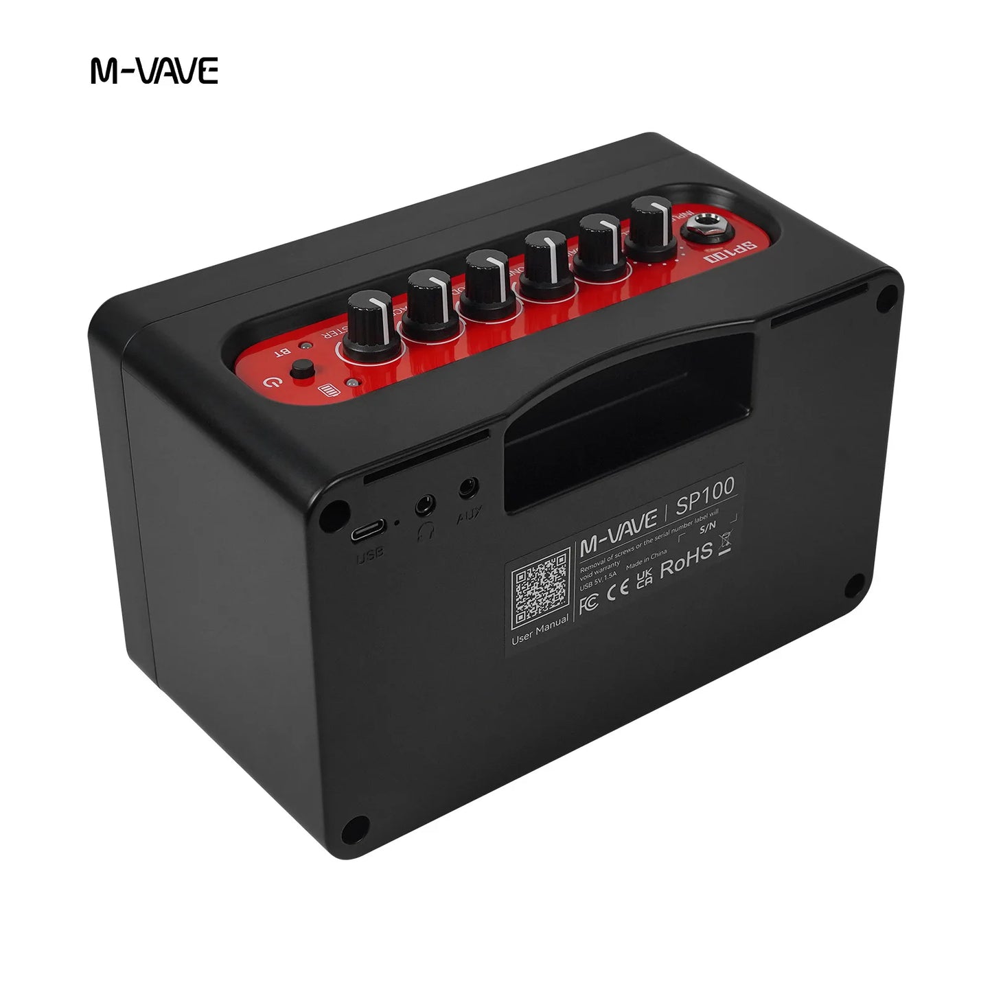 M-VAVE SP100 Portable Guitar Amplifier With 9 Voices And 16 FX