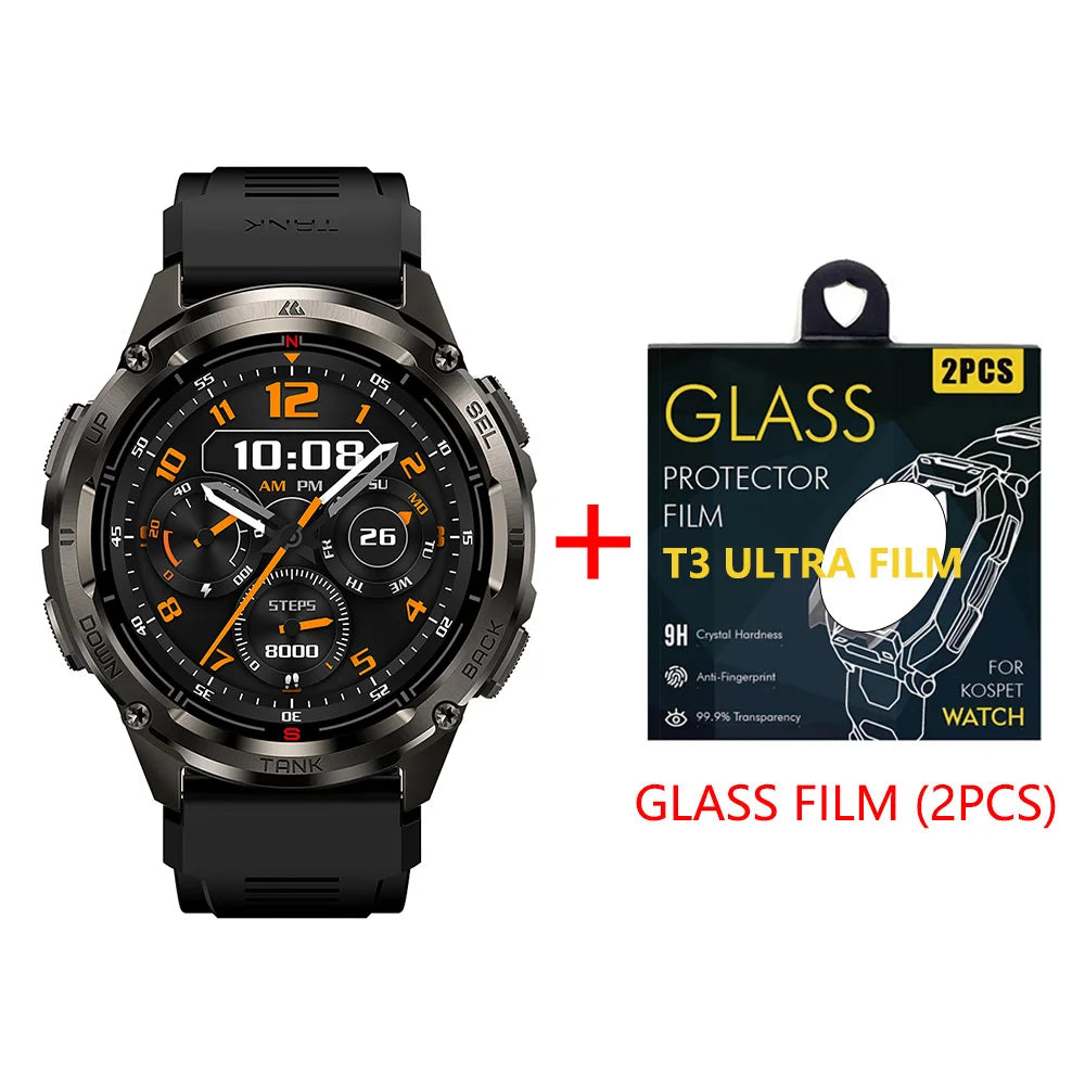 KOSPET Tank T3 Ultra 2 GPS Smartwatch With Bluetooth Calls