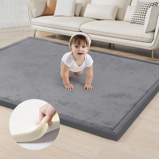 PaPaMat Memory Foam Carpet Mat Non Slip Velvet Living Room
