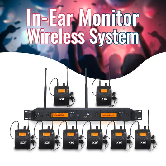 NXG YAMNWEO UHF Wireless In-Ear Monitor System 4/6/8 Channels
