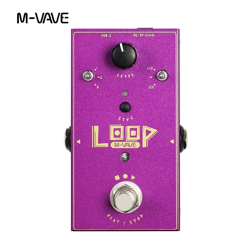 M-VAVE Loop II Multi Effects Guitar Pedal With Tuner Delay