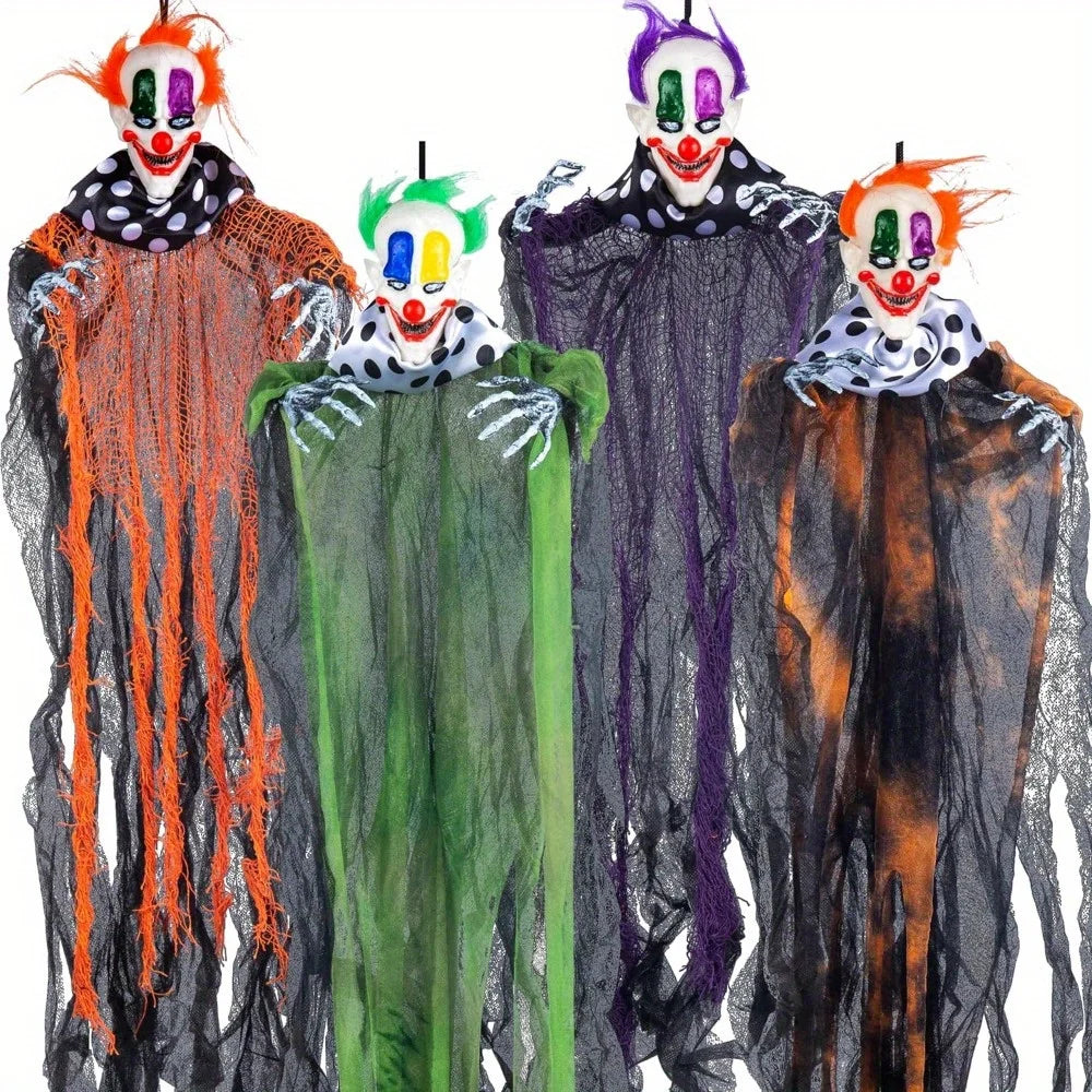 Halloween Hanging Clown Decoration For Outdoor Lawn And Yard