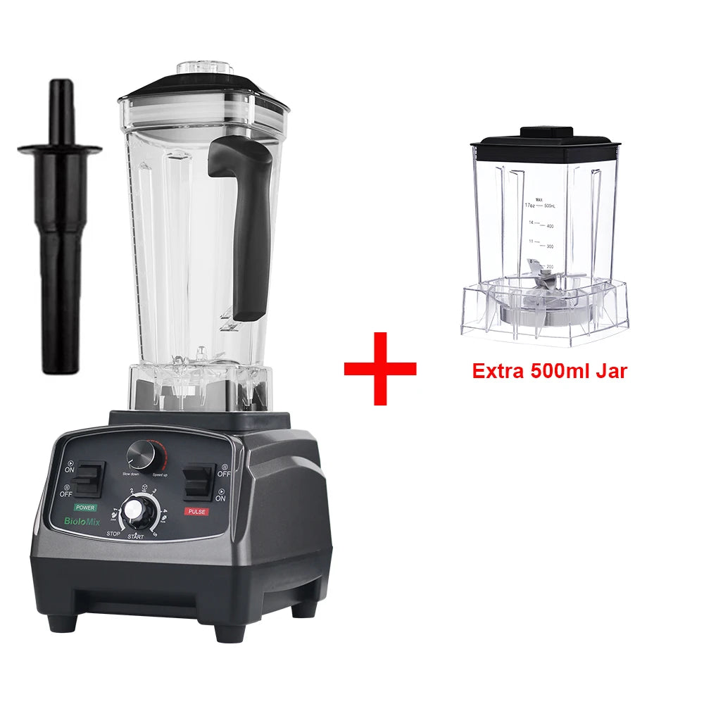 Biolomix 3HP 2200W Heavy Duty Timer Blender Mixer Juicer