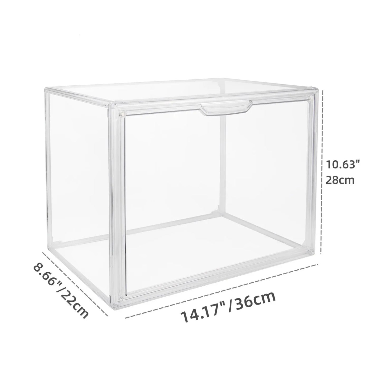 Acrylic Display Box Transparent Stackable Organizer for Blind Box Collectibles