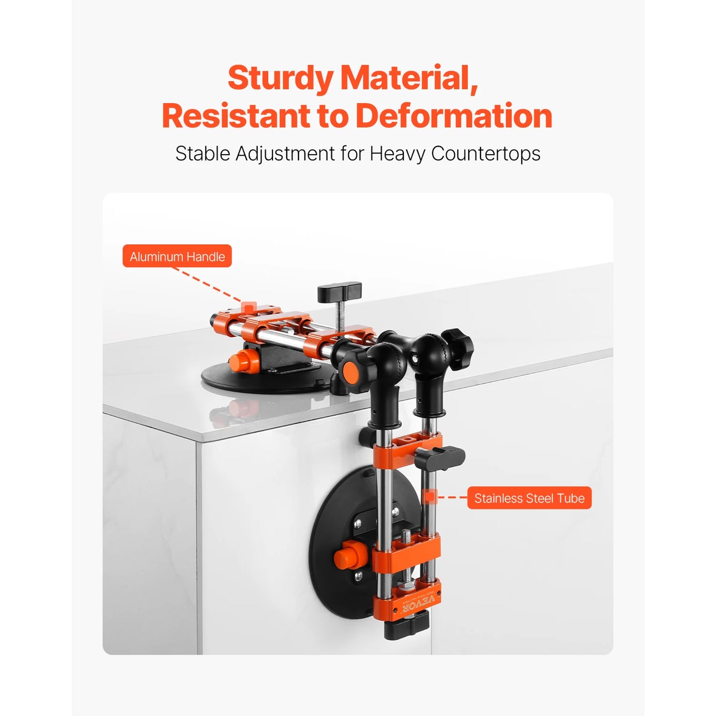 VEVOR Granite Tile Seam Setter 2 Pack With Suction Cups 90 To 270
