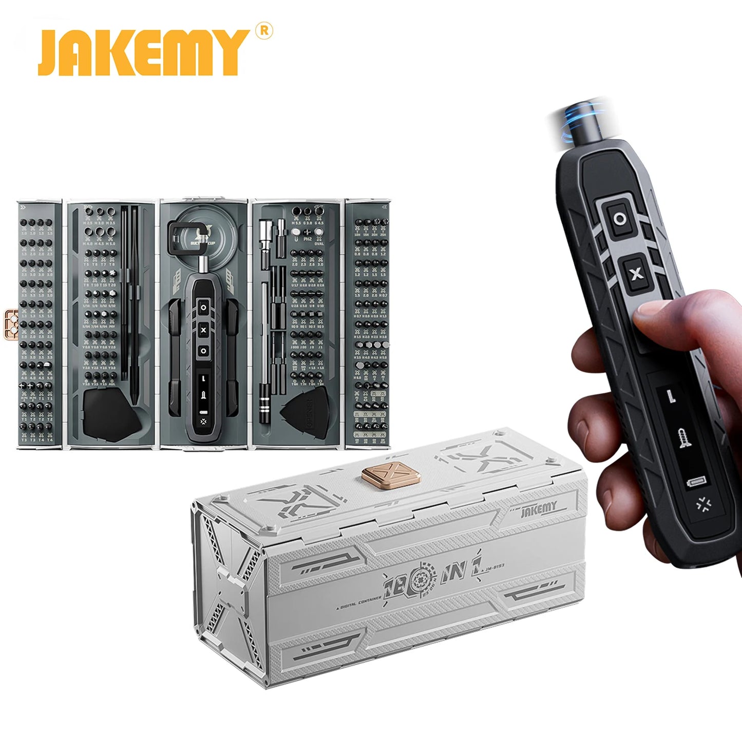 JAKEMY 180 In 1 Magnetic Screwdriver Set For Mobile PC