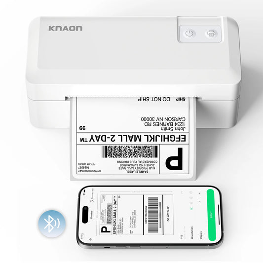 Knaon Thermal Shipping Label Printer Bluetooth for Small Business