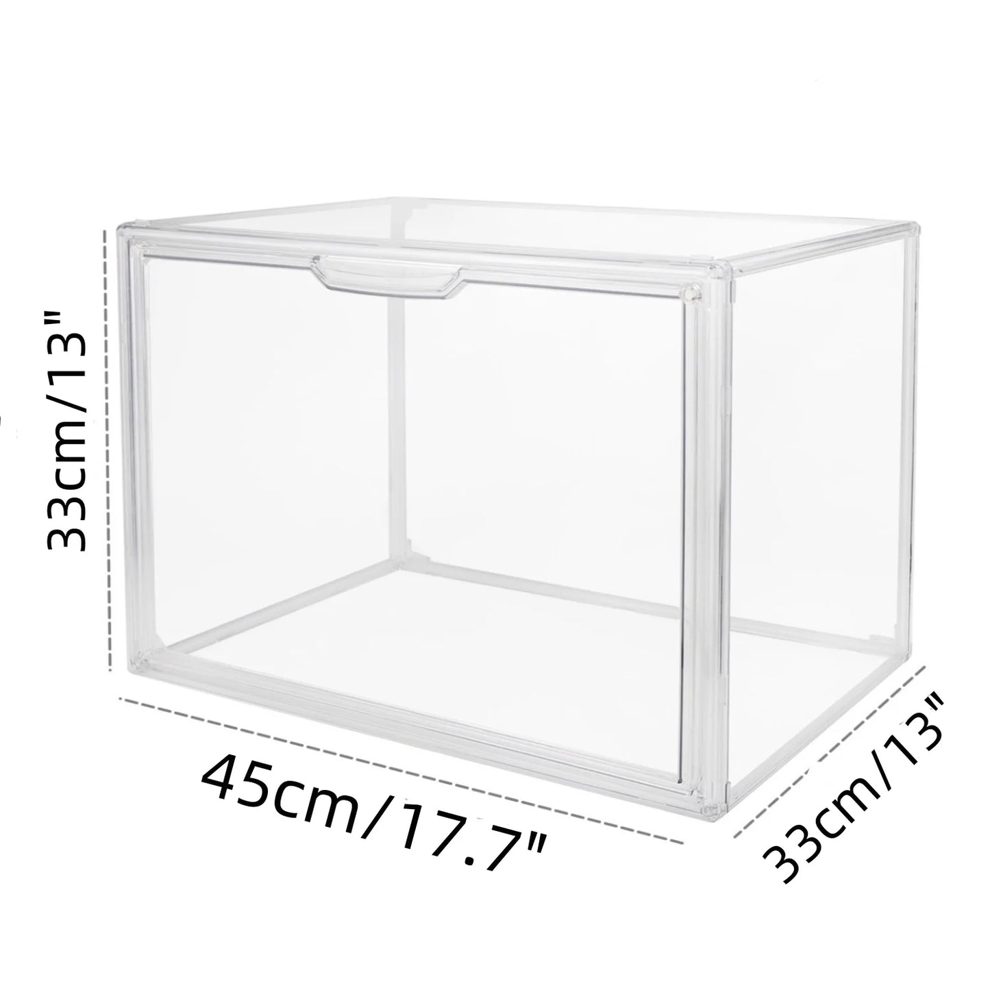 Acrylic Display Box Transparent Stackable Organizer for Blind Box Collectibles