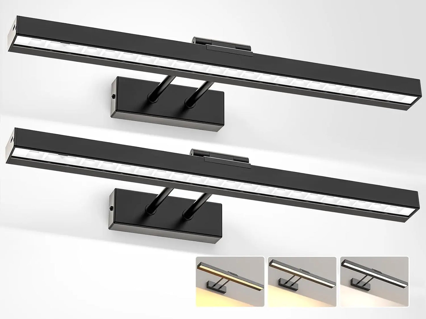 PRTILOUD Wireless Picture Light CCT Dimmable With Remote
