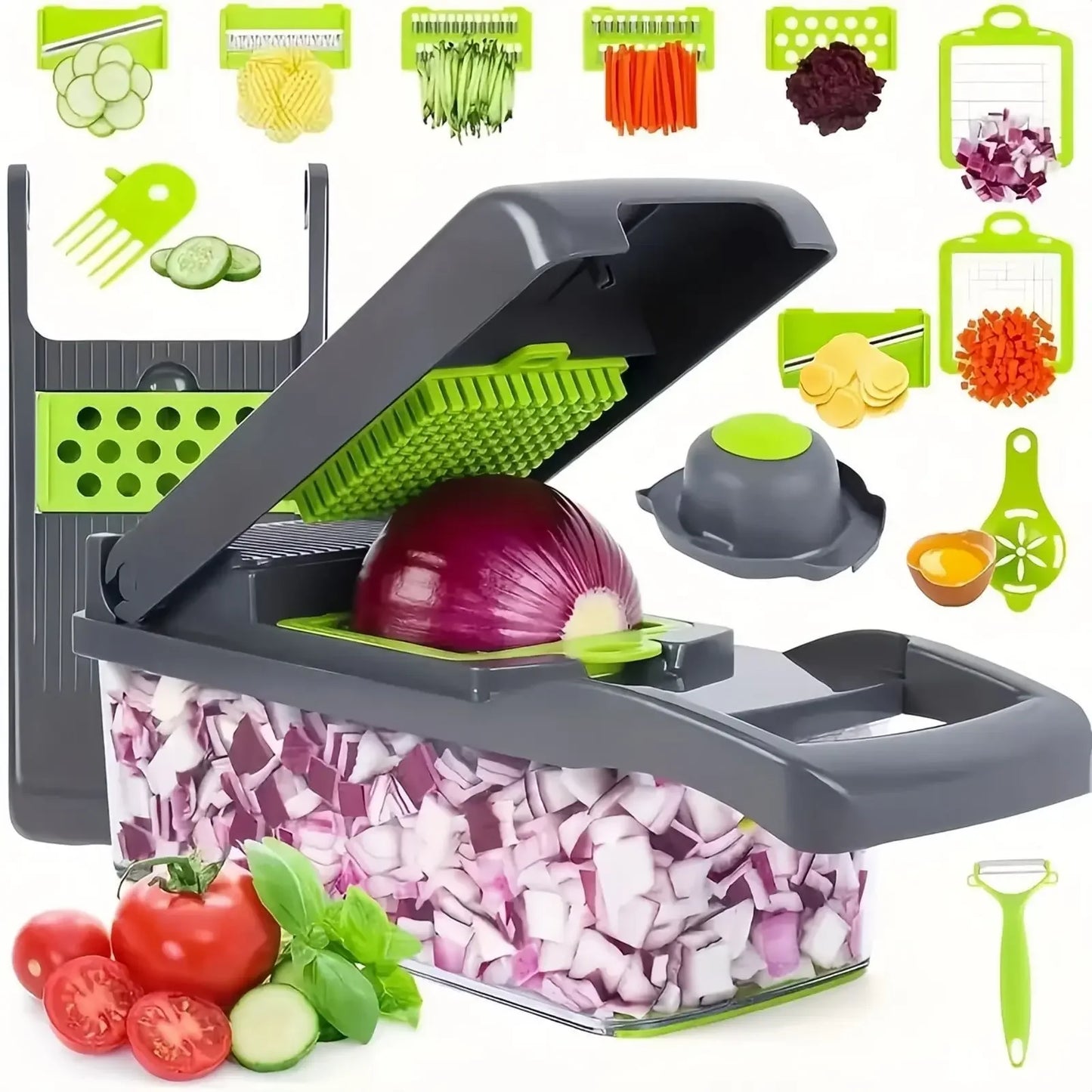 Galavilly Multifunctional Vegetable Chopper Grater Slicer Dicer Kitchen Tool