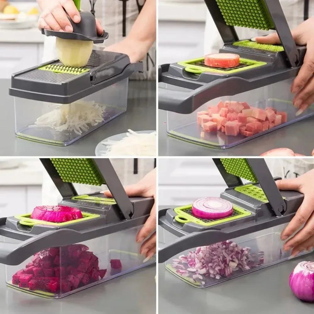 Galavilly Multifunctional Vegetable Chopper Grater Slicer Dicer Kitchen Tool