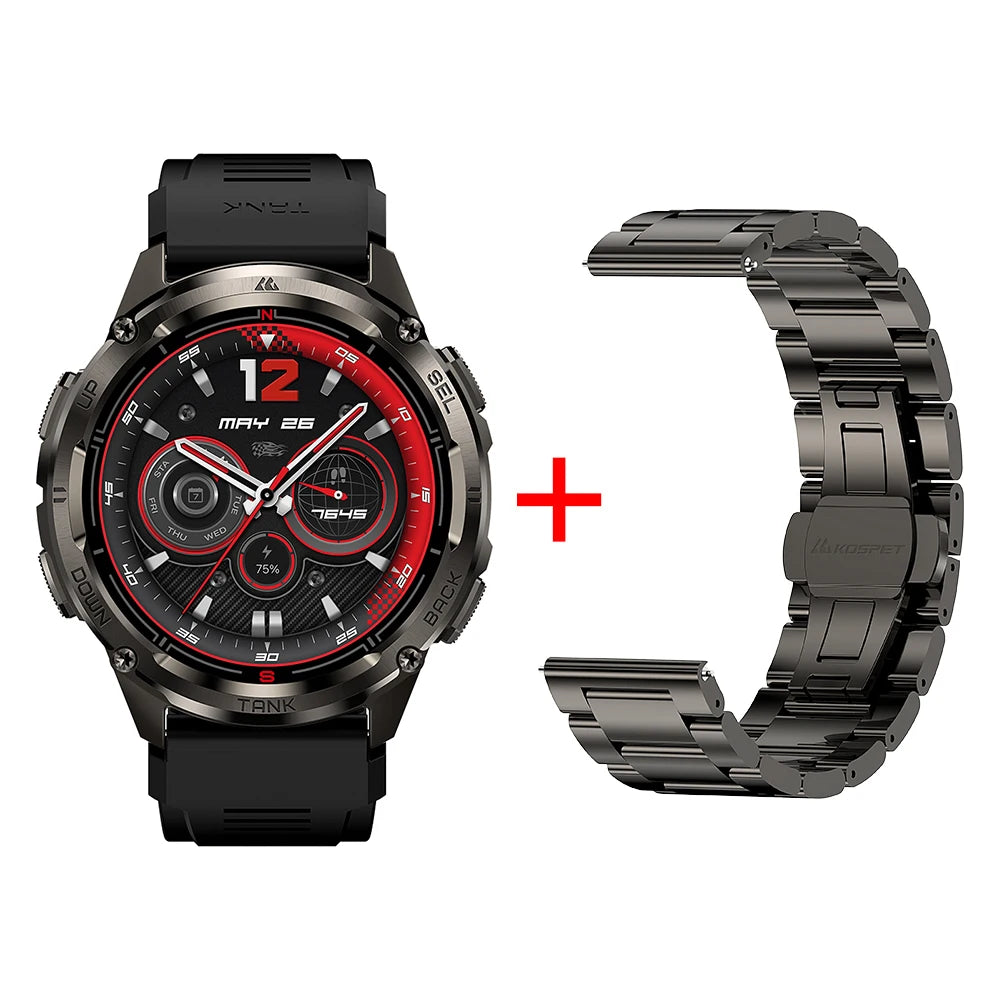 KOSPET Tank T3 Ultra 2 GPS Smartwatch With Bluetooth Calls