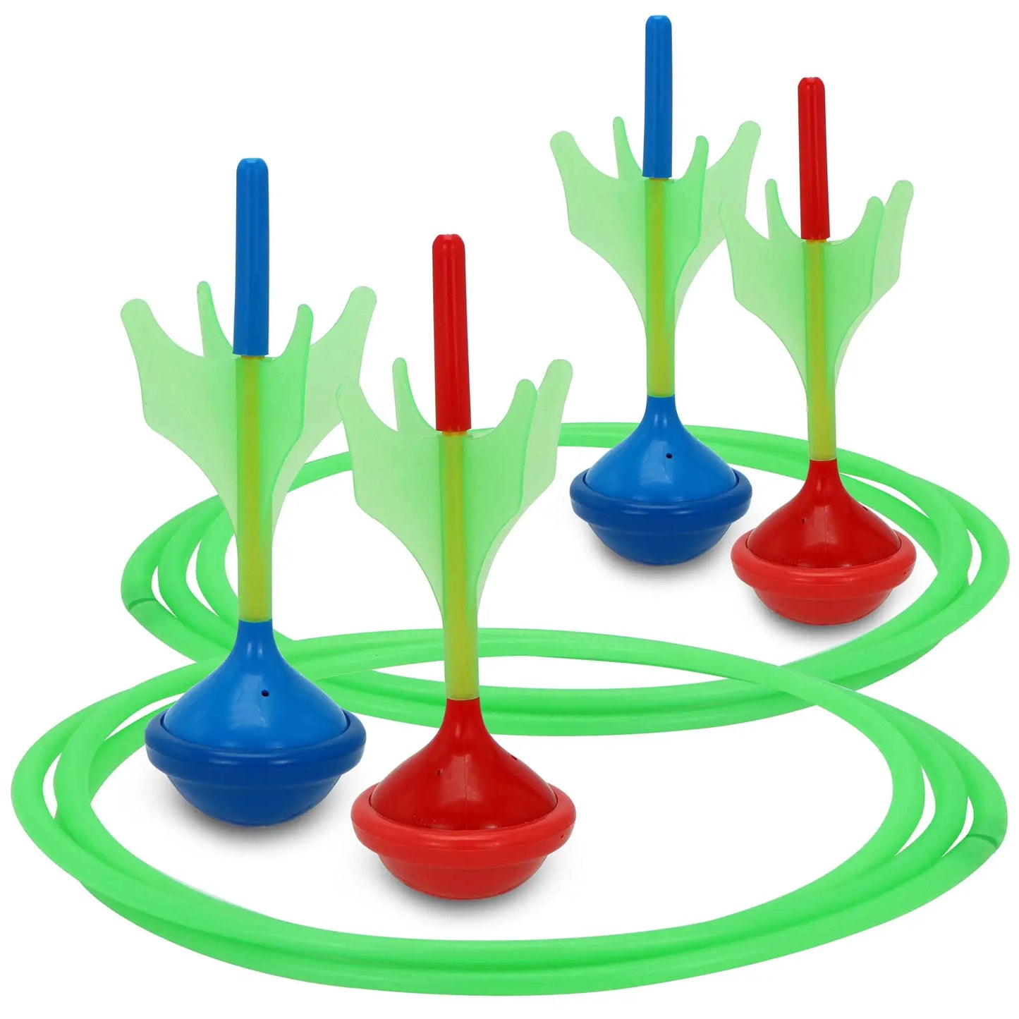 Joyfy Outdoor Glow In The Dark Lawn Darts Game Set
