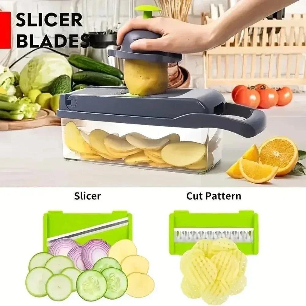 Galavilly Multifunctional Vegetable Chopper Grater Slicer Dicer Kitchen Tool