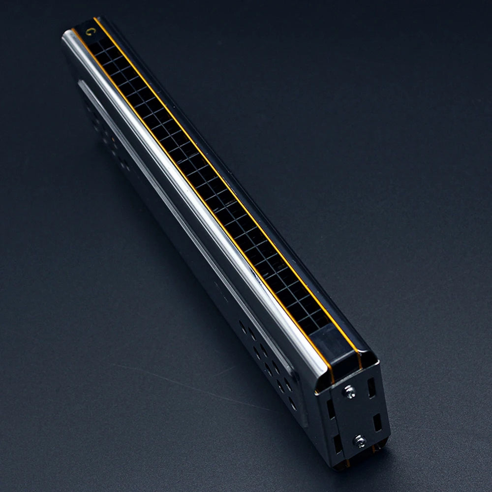 IRIN Professional 24 Hole Tremolo Harmonica Double Side Woodwind