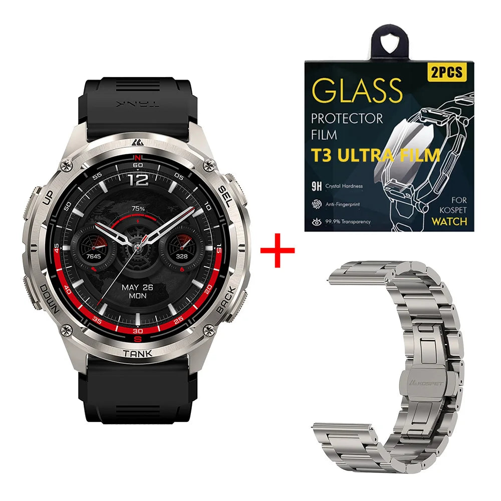 KOSPET Tank T3 Ultra 2 GPS Smartwatch With Bluetooth Calls