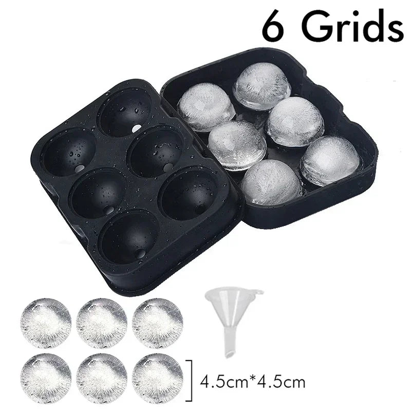 Perffee Premium Silicone Whiskey Ice Ball Mould Set
