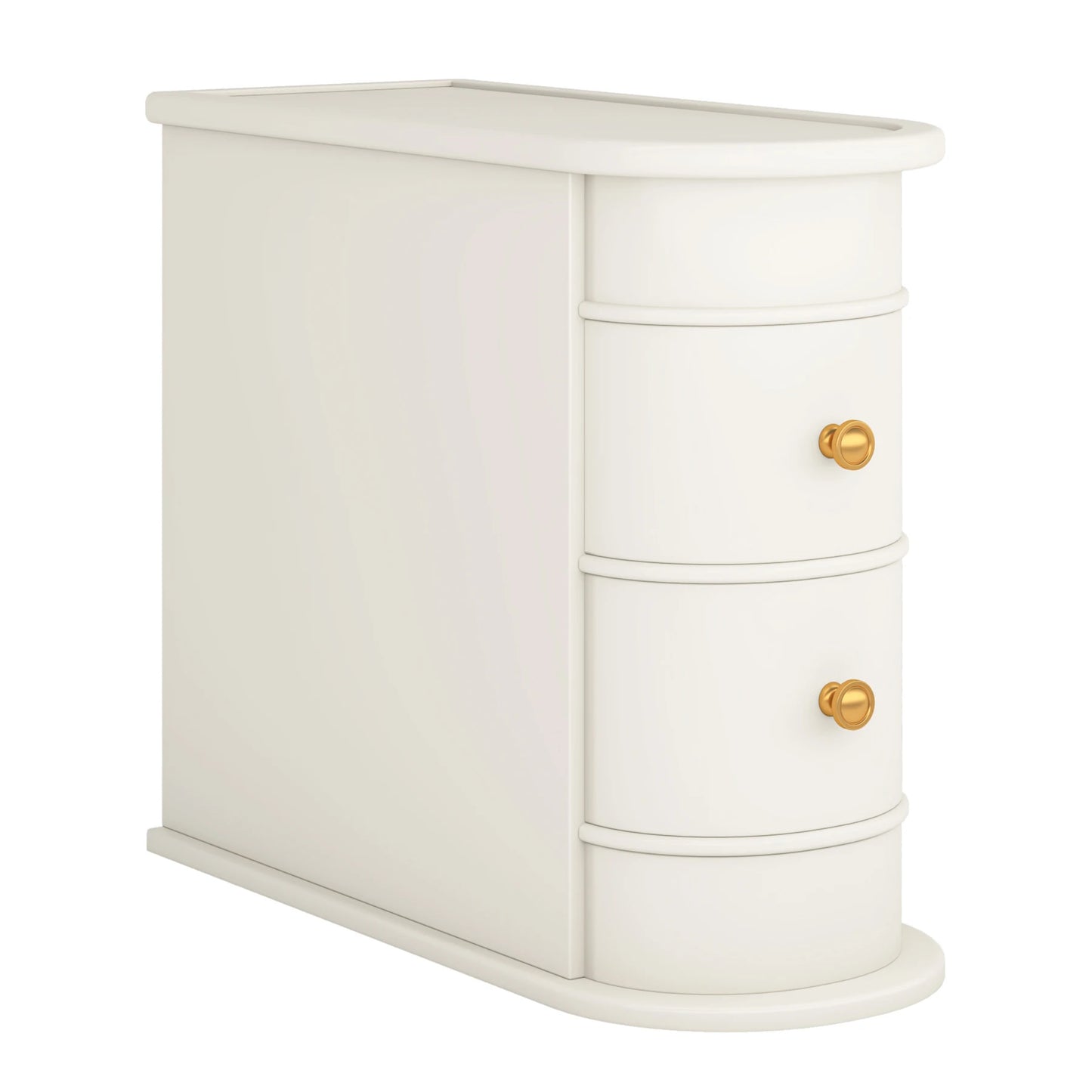 Tribesigns Solid Wood End Table With Drawer For Bedroom