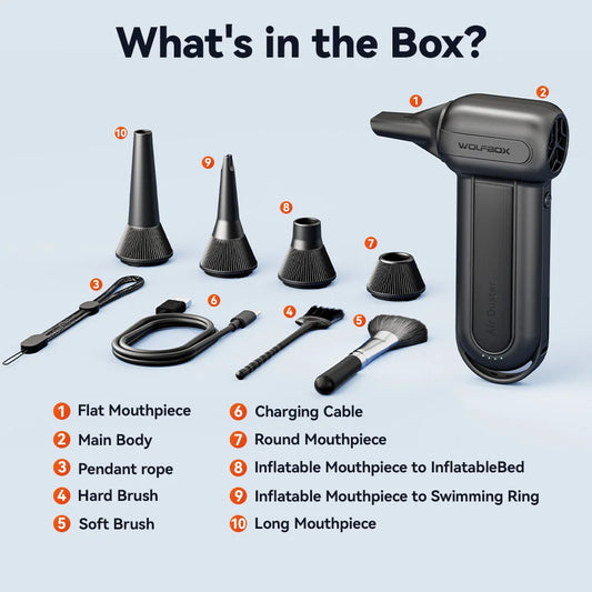 WOLFBOX DF100 Portable Wireless Blower And Air Duster
