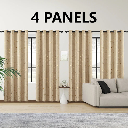 Blackout Curtain Panels Grommet Thermal Insulated Room Darkening