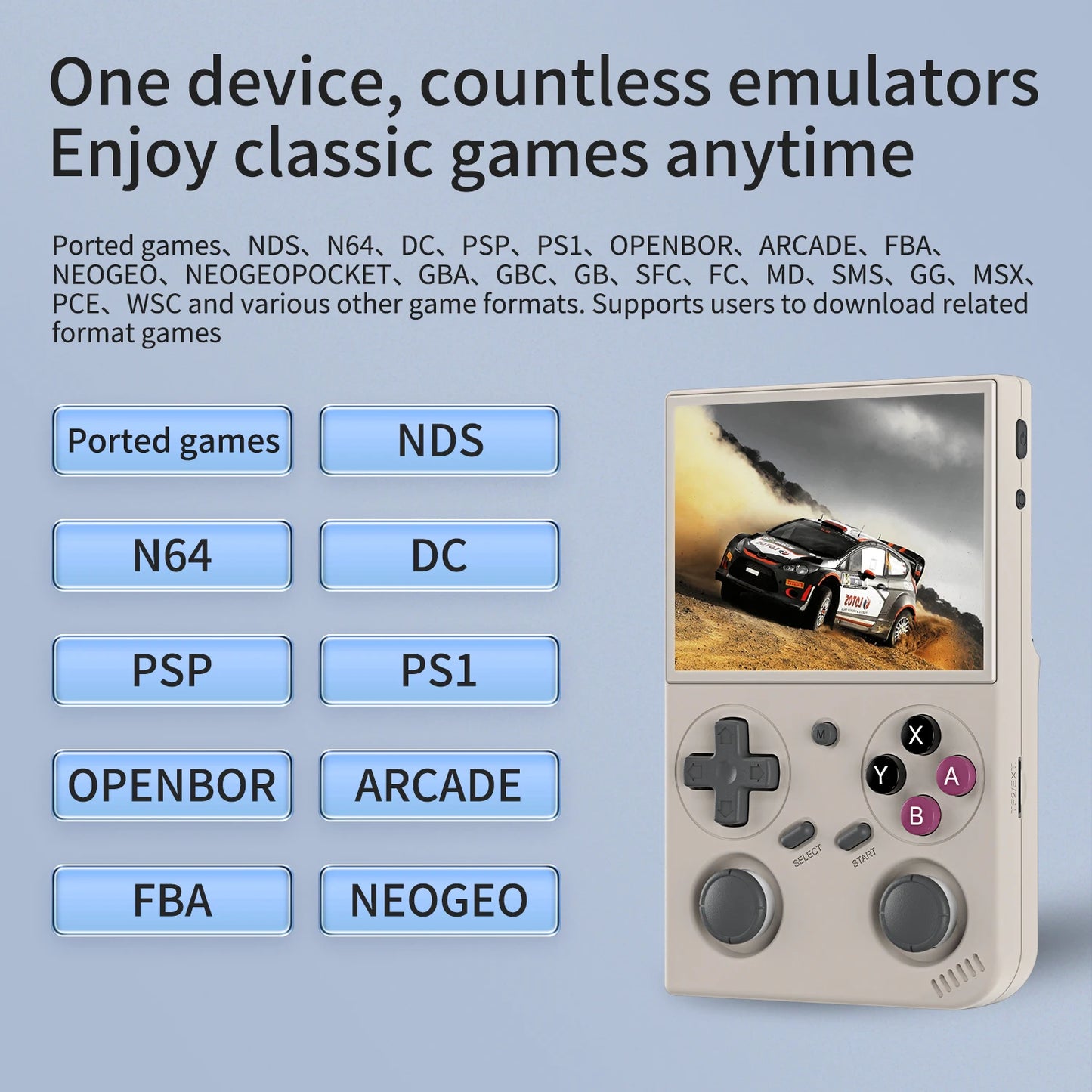 BATLEXP G350 Handheld Retro Game Console With Dual Joystick