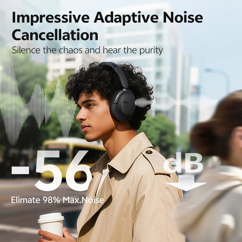 QCY H3S Over-Ear Headphones With Hi-Res LDAC Spatial Sound ANC