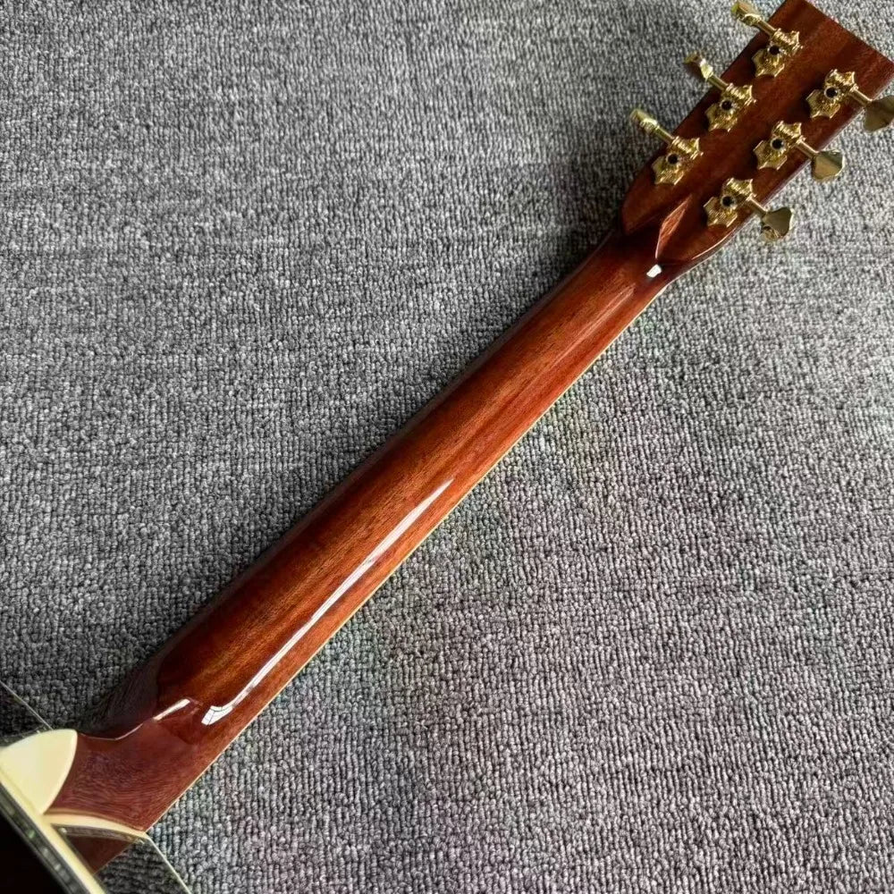Oucey D100 All Solid Wood Acoustic Guitar Rosewood Spruce