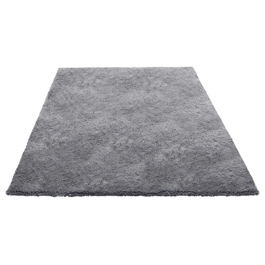 Indoor Plush Area Rug Furry Shag 100 Percent Polyester For Living Room Bedroom