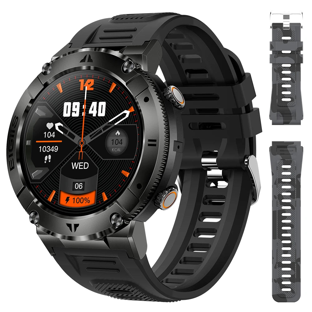 LaNikar Smart Watch Men TFT Display Bluetooth Blood Pressure