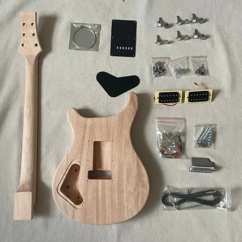Double Swing DIY Electric Guitar Kit With Maple Veneer