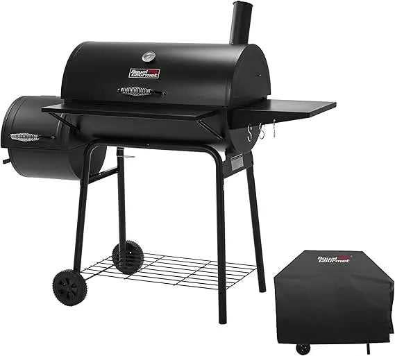 Charcoal Offset Smoker Grill for Outdoor Cooking, Durable Stainless Steel