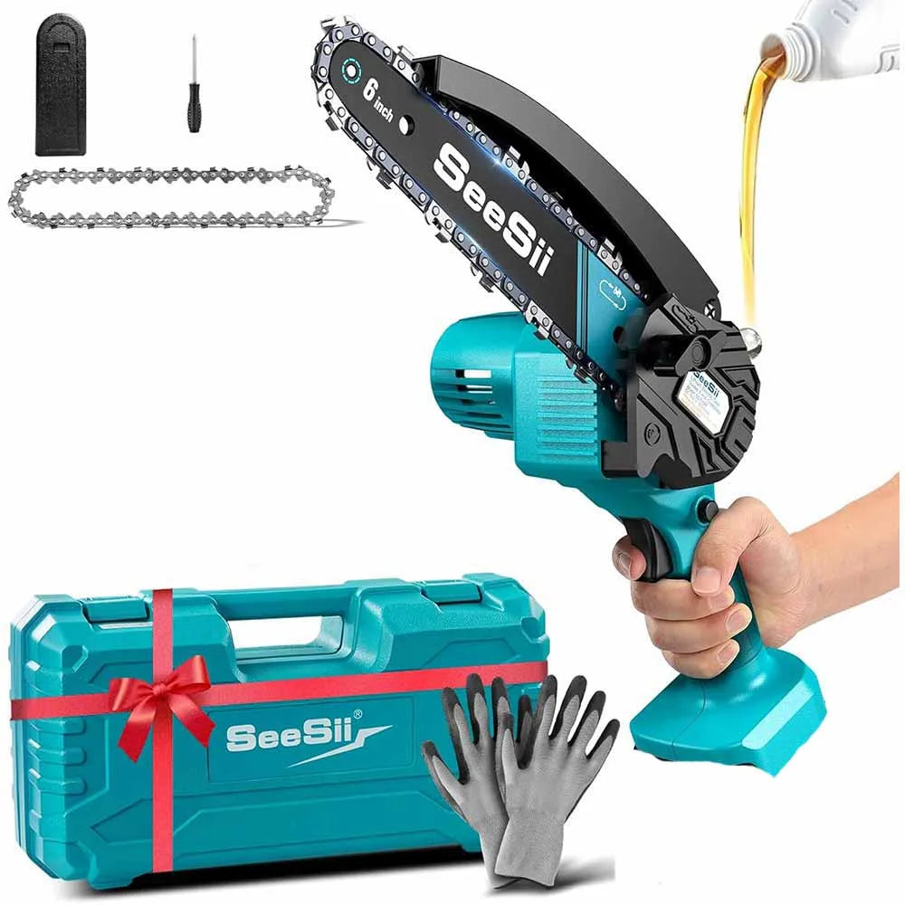 Seesii Cordless Mini Chainsaw for Makita 18V Battery