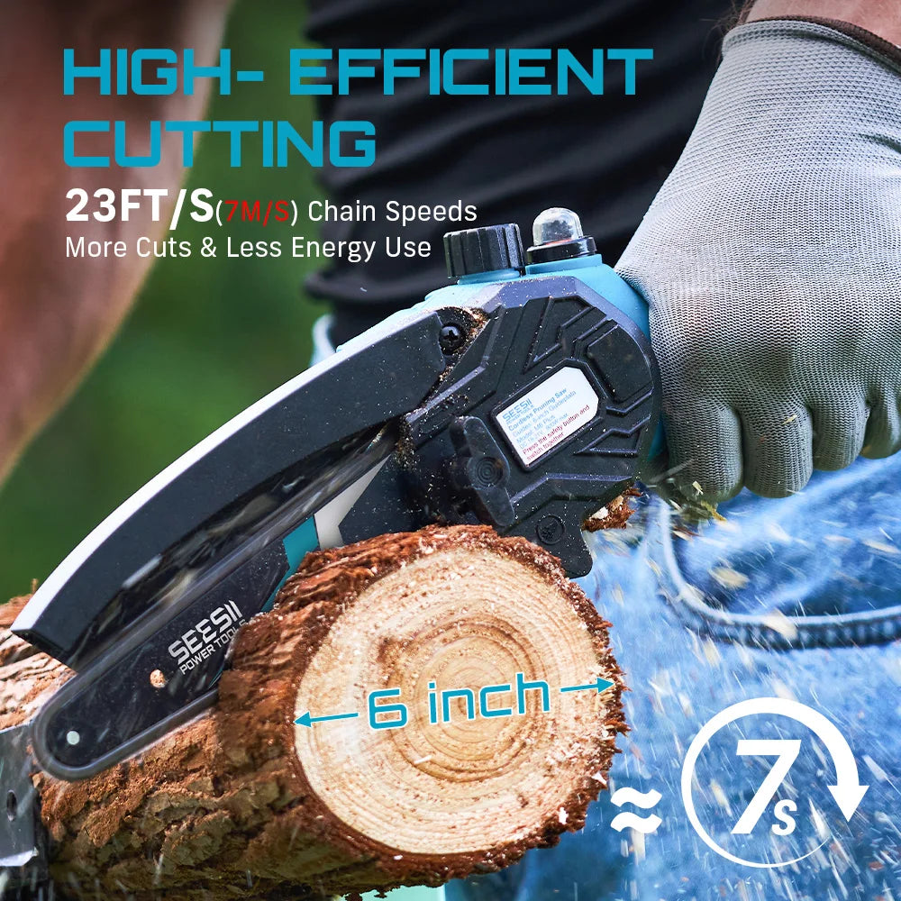 Seesii Cordless Mini Chainsaw for Makita 18V Battery