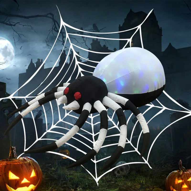 Halloween LED Lights Giant Spider Outdoor Inflatable Decoration